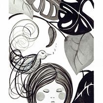Mi Proyecto del curso: Introducción a la ilustración con tinta china - Teacup Forest. Desenho e Ilustração tradicional projeto de Melisa Florentin - 18.08.2018