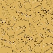 Mate, Lettering e ilustración . Primeras composiciones. Projekt z dziedziny Design użytkownika Micaela Garramuño - 16.08.2018