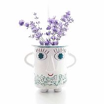 Cuando mi mente florece. Taza-florero con masa de secado al aire. Técnica de placas.. Arts, and Crafts project by Isabel Uribe Moya - 08.21.2018