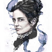 Mi Proyecto del curso: Retrato ilustrado con Photoshop. Ilustração digital, e Design gráfico projeto de Marina Embiz - 21.08.2018