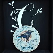 Proyecto final: never more, gallo y planta con flores.. Arts, Crafts, and Fine Arts project by Gabriela Romero - 08.21.2018