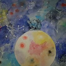 Mi Proyecto del curso: Mi planeta. Traditional illustration project by sfdefrutos - 09.02.2018