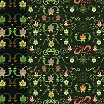 Patterns. Inspiración: Manuscritos Ilustrados Medievales. Projekt z dziedziny Pattern design, Ilustracja c i frowa użytkownika Brenda Di Tocco - 03.09.2018