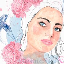Mi Proyecto del curso: Retrato ilustrado en acuarela. Een project van  van Beatriz Pascual - 03.09.2018