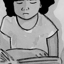 Violeta. Ilustração tradicional projeto de Ana Martínez - 06.09.2018