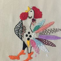 Mi Proyecto del curso: Técnicas de bordado: ilustrando con hilo y aguja. Arts, and Crafts project by Rocío GS - 09.14.2018
