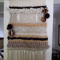 Mi Proyecto del curso: Introducción al macramé: creación de un tapiz decorativo "PASIÓN GUAJIRA" Ein Projekt aus dem Bereich H, werk und Innendesign von Lisbeth Ariza - 23.09.2018
