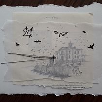 Mi primer pinino!! Tributo a Hitchcock.  Ein Projekt aus dem Bereich Stickerei von Laura Cortés Flores - 28.09.2018