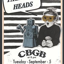 Proyecto de cartelismo ilustrado: Talking Heads. Projekt z dziedziny  Projektowanie plakatów, Projektowanie graficzne, Ilustracja c i frowa użytkownika Beatriz Checa - 29.09.2018