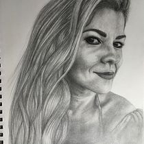 Autorretrato a Lápiz de grafito. Un progetto di Disegno di ritratti di Diana Ivette Rivera Pizá López - 01.10.2018