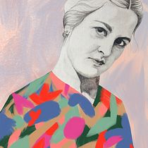 Mi Proyecto del curso: Retrato con lápiz, técnicas de color y Photoshop. Projekt z dziedziny  użytkownika Elisa Restrepo - 03.10.2018