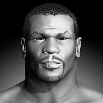 Modelado realista con ZBrush: Mike Tyson. Un projet de Animation 3D, Animation de personnages , et Modélisation 3D de Rojo Azahar SL - 22.10.2018