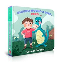 Quiero mucho a Dino, pero.... Un proyecto de Diseño editorial, Educación, Ilustración tradicional e Ilustración digital de Carmen Sánchez Rincón - 23.10.2018
