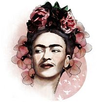 Mi Proyecto del curso: Retrato ilustrado con Photoshop | Frida Kahlo. Ilustração digital projeto de Carola Marin - 20.10.2018