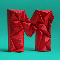 M: músculo.. Bordado, Papercraft, Direção de arte, e Lettering projeto de Lía Nalé - 19.10.2018