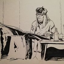 Mi Proyecto del curso: Técnicas de entintado para cómic e ilustración. Traditional illustration project by Sergio García García - 10.22.2018