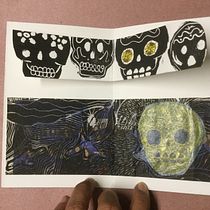 Vera la Calavera. Ofrenda 2018. Embroider, and Bookbinding project by Tere Arvide - 10.15.2018