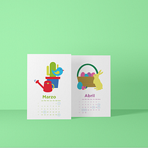 Calendario Ilustrado 2019. Un projet de Illustration vectorielle de Laura Ruiz - 24.10.2018