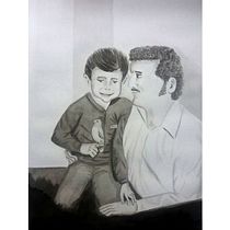 Mi Proyecto del curso: Introducción a la ilustración con tinta china- Padre y yo. Artes plásticas projeto de Jhon Giraldo - 03.11.2018