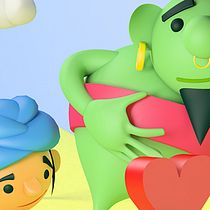 Aladino wishes LOVE. Mi Proyecto del curso: Introducción exprés al 3D.. Un projet de 3D de Alejandro Martinez Rodríguez - 28.10.2018