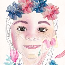 Mi proyecto: Mariana. Een project van Aquarelschilderen van Rocio Juárez - 29.10.2018