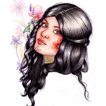 Mi Proyecto del curso: Retrato ilustrado en acuarela. Een project van Traditionele illustratie van Paola Giusti - 30.10.2018