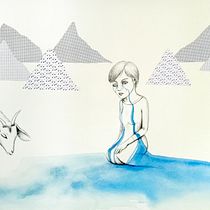  Ilustraciones de Un Ojito, Dos Ojitos y Tres Ojitos de los Hermanos Grimm.. Fine Arts, Drawing, and Traditional illustration project by Miriam González Gil - 02.21.2019