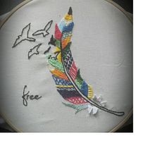 Mi Proyecto del curso: Técnicas de bordado: ilustrando con hilo y aguja. Embroider project by Renata Solla - 11.02.2018