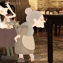 Cena con la familia. A discutir.. Ein Projekt aus dem Bereich Design von Figuren von Kiara Boffi - 07.11.2018