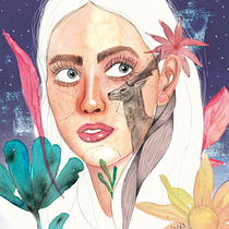 Mi Proyecto del curso: Retrato ilustrado en acuarela. Een project van Traditionele illustratie van Mireia Domenech - 07.03.2020