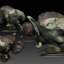 Mi Proyecto del curso: Modelado de personajes en 3D. Projekt z dziedziny 3D użytkownika Daniel San Miguel Cuadrado - 10.11.2018