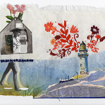 Mi Proyecto del curso: Técnicas de bordado experimental sobre papel. Fine Arts, Embroider, Collage, Sewing, and Creativit project by Marcella Gi - 11.11.2018