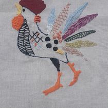 Mi Proyecto del curso: Técnicas de bordado: ilustrando con hilo y aguja. Embroider project by elenalozfer - 11.17.2018