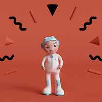 ARNI: diseño y animación de personaje. 3D Animation, Character Animation, 3D Character Design, 3D Modeling, and Video Games project by Nerea Úbeda - 11.21.2018