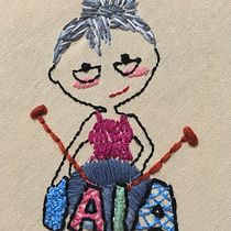 Mi Proyecto del curso: Técnicas de bordado: ilustrando con hilo y aguja. Sewing, and Traditional illustration project by Carolina Rey Mejías - 11.13.2018