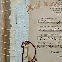  octubre de muertos , en octubre por ciertos eventos de  esas fechas lo estoy terminando ahora...ji, Mi proyecto de bordado experimental sobre papel!!. Embroider project by carolvasnanco - 11.26.2018