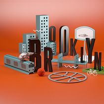 Brooklyn: Dirección de Arte con Cinema 4D. Art Direction, and 3D project by Mónica Rodríguez - 11.13.2018