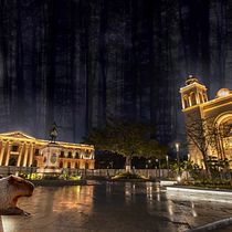Luz en el centro de San Salvador. 3D, Character Animation, and Architecture project by alejandro_fuentes - 10.20.2018