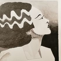 Mrs Stein. Desenho a lápis, Desenho de retrato e Ilustração tradicional projeto de Rakelarcher - 20.11.2018