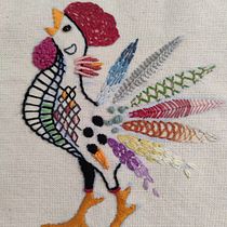 Mi Proyecto del curso: Técnicas de bordado: ilustrando con hilo y aguja. Embroider project by Alicia Orea Romero - 03.21.2020