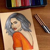 Mi Proyecto del curso: Ilustración con pastel y lápices de colores. Un progetto di Disegno, Disegno a matita, Disegno artistico e Pittura di Valeria Vera - 01.12.2018