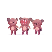 Mi Proyecto del curso: Ilustración digital con lápices de colores - Los 3 osos mafiosos.. Ilustração tradicional e Ilustração digital projeto de Marcos Mufin D. Sepia - 01.12.2018
