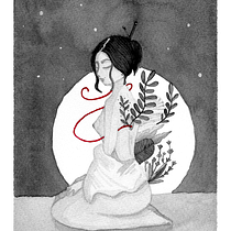 Proyecto del curso: Introducción a la ilustración con tinta china. Ilustração tradicional, e Pintura projeto de Karina Janis - 02.12.2018