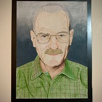 Mi Proyecto del curso: Breakingbad Retrato realista . Portrait Drawing, Realistic Drawing, and Traditional illustration project by Pablo Berrezueta - 05.25.2020
