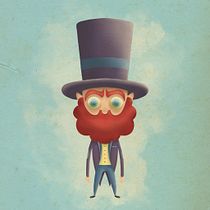 Viejo barbudo. Traditional illustration, and Digital Illustration project by Oscar Garrigues Vila - 12.03.2018