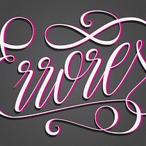 Mi project in Los secretos dorados del lettering course. Lettering project by Cristian Mare - 12.04.2018