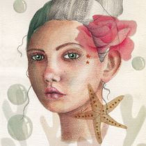 LA CHICA DEL AGUA. Un progetto di Belle arti e Illustrazione tradizionale di pat mendo - 08.12.2018