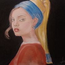 La joven de la perla del siglo XXI. Un progetto di Belle arti di jenn_estevez - 31.01.2019