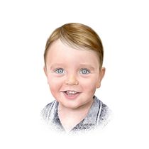 Retrato de Erick. Projekt z dziedziny  Sztuki piękne użytkownika Amalia Cabeza - 25.12.2018