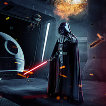 Star Wars Darth Vader. Photo Retouching project by Sandra Rangel - 12.11.2018